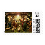 nativity scene stamp