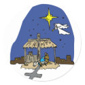 Nativity Scene stickers