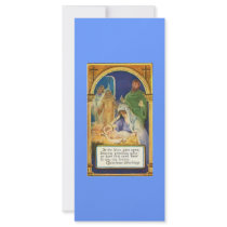 Nativity Scenes & Santa rack cards by Mushkaboom Nativity Scenes & Santa rack cards