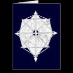 Nativity Snowflake Card cards