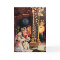NATIVITY WITH ANGELS - MAGIC OF CHRISTMAS CARDS
