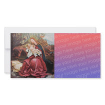 NATIVITY WITH ANGELS - MAGIC OF CHRISTMAS Digital Photo Greeting Card
