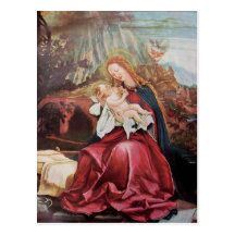 NATIVITY WITH ANGELS - MAGIC OF CHRISTMAS POST CARDS