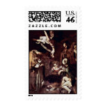 Nativity With St. Lawrence And St. Francis By Mich Postage Stamp