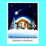 Nativity with the Holy Family Postcard postcards