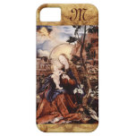 NATIVITY WITH WHITE LILLES - MAGIC OF CHR monogram iPhone 5 Case