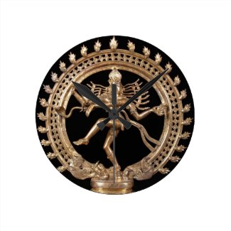 NATRAJ COSMIC DANCER WALL CLOCK