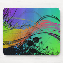 Natrual Abstract Design Mouse Pad