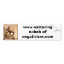 Nattering Nabob bumper stickers