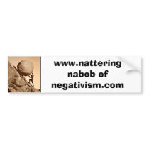 Nattering Nabob bumper stickers