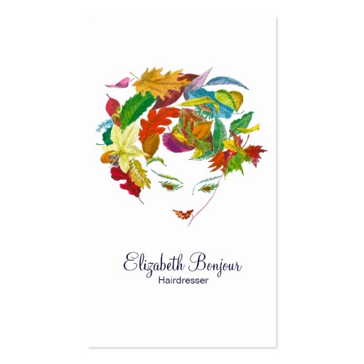 Natural Beauty ~ Business Card (front side)