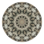 Natural Beauty Kaleidoscope Round Stickers
