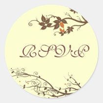Natural Beauty RSVP stickers