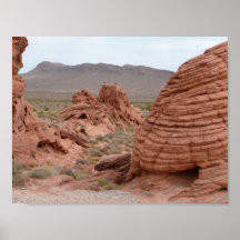 Natural beehive poster