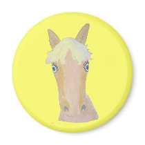 Natural blond fridge magnets