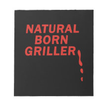 Natural born griller memo pads