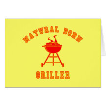 Natural Born Griller Products Greeting Card