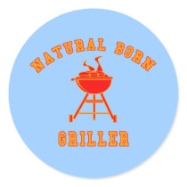 Natural Born Griller Products stickers