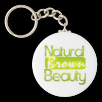 Natural Brown Beauty Keychain