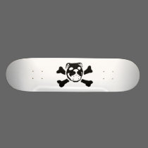Natural Bulldog Skull Board skateboards