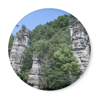 natural chimneys magnet by mark59956