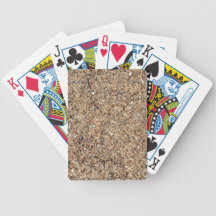Natural Dry Grass Background Texture Poker Deck