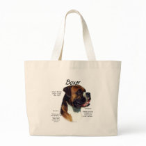 Natural Ear Boxer Meet the Breed Canvas Bag