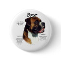 Natural Ear Boxer Meet the Breed Button by GreyWolfCreation Natural Ear Boxer Meet the Breed Button