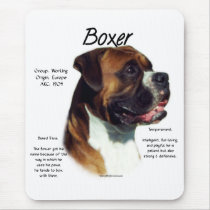 Natural Ear Boxer Meet the Breed Mouse Mats