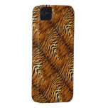 Natural Faux Tiger Fur iPhone 4 Case