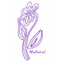 Natural Flower Line Art T-Shirt