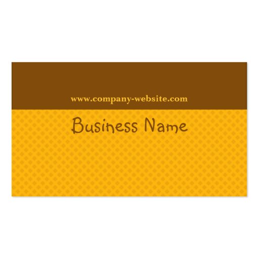 Natural Food Store Business Card (back side)