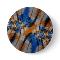 Natural Fractal Button by DonnaGrayson Natural Fractal Button