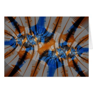 Natural Fractal greeting card