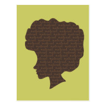 Natural 'Fro Postcards