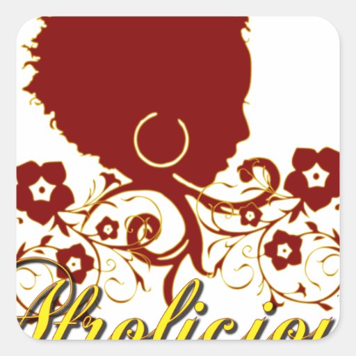 Natural Hair:Afrolicious Sticker