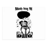 Natural Hair T shirt postcards