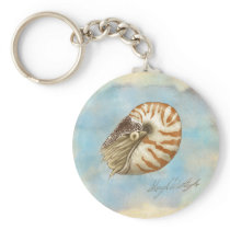 Natural History Nautilus keychains