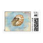 Natural History Nautilus Stamp