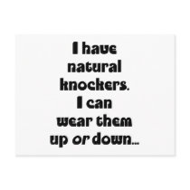 Natural Knockers postcards