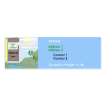 Natural Law Personal Card business cards