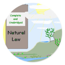 Natural Law Sticker stickers