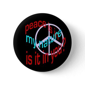 Natural Peace Button button