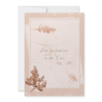 Natural Pressed Flower invitations