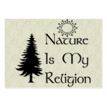 Natural Religion Business Card Template