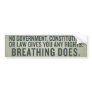 Natural Rights Bumper Sticker