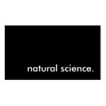 natural science business card template natural science business card template