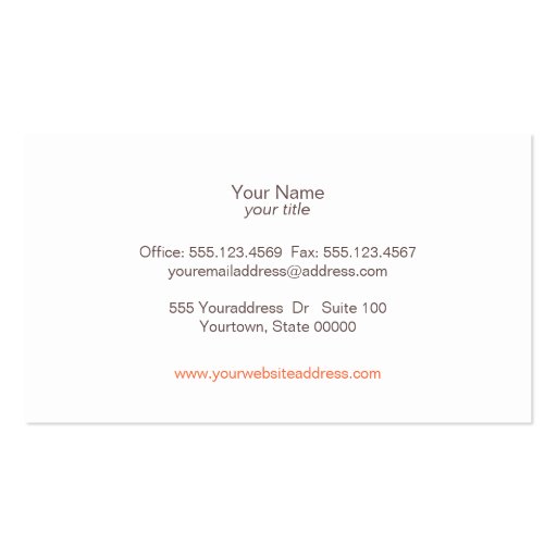 Natural Skincare Beauty Blue Turquoise Linen Look Business Card Template (back side)