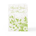 Natural Spirit Floral Thank You Card by mariannegilliand Natural Spirit Floral Thank You Card