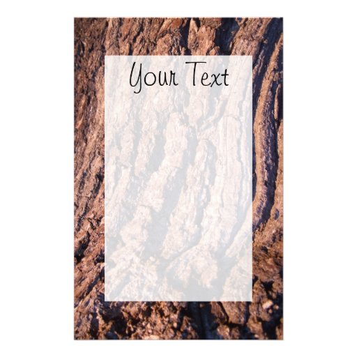 Natural Tree Bark Writing Paper Stationery Paper | Zazzle